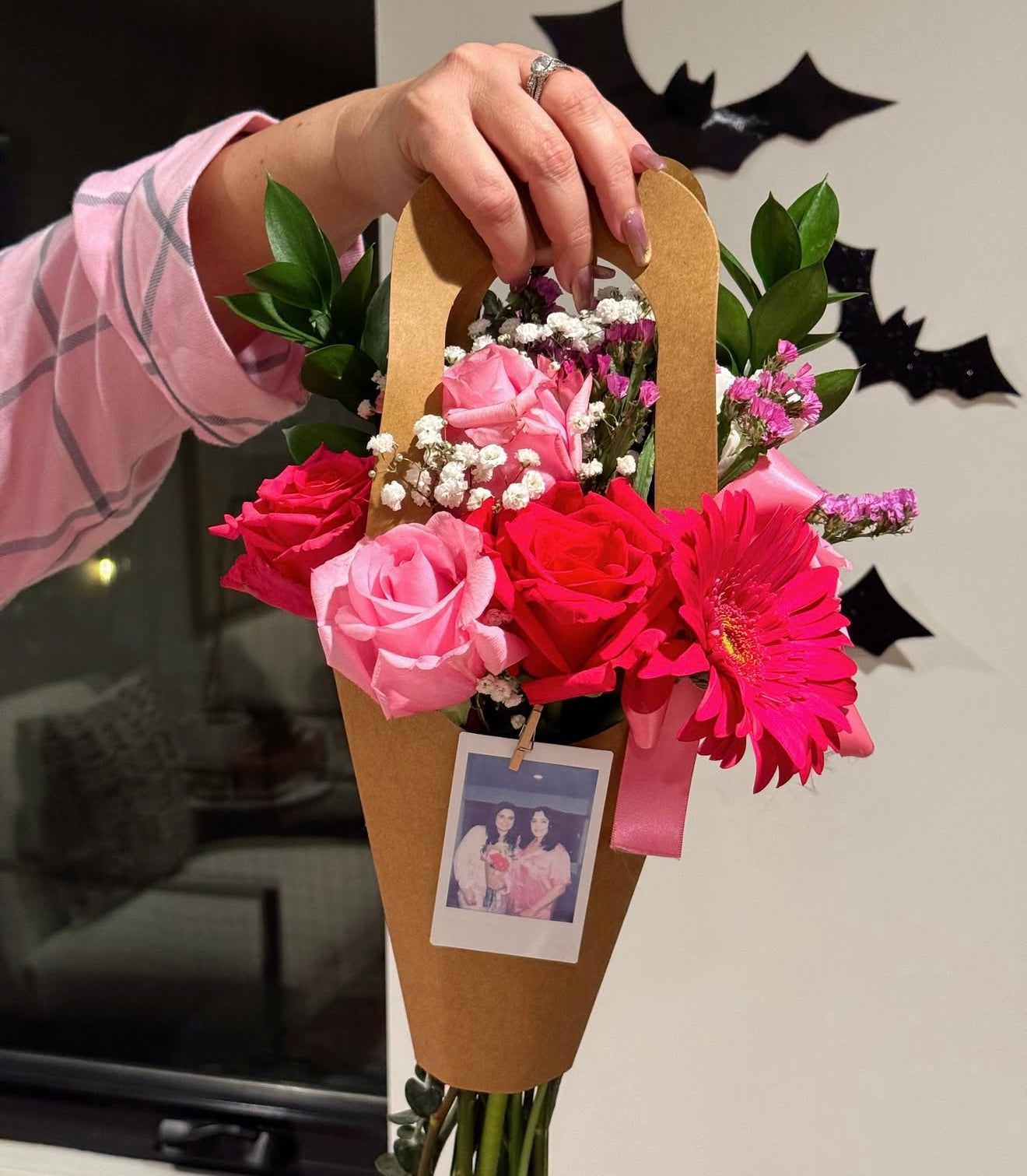 Bouquet Bar Ticket with Polaroid