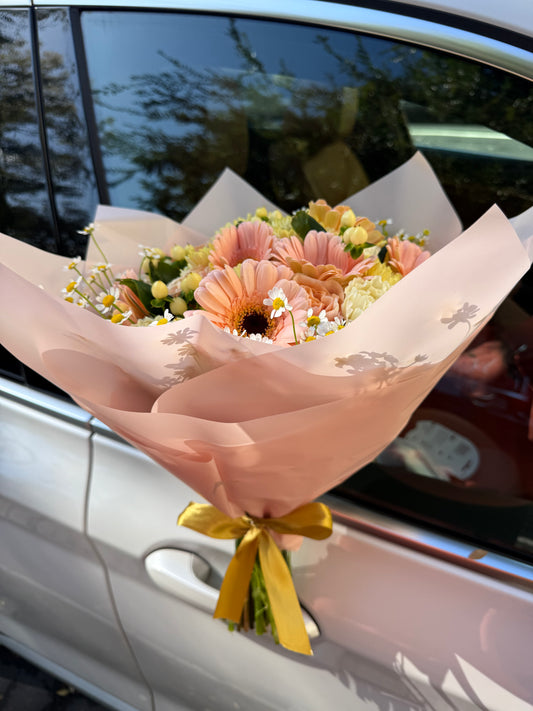 Large Mixed Bouquet - Custom Newspaper Wrap